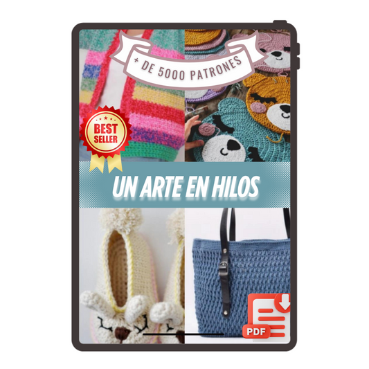 -Arte en Hilos Un libro de patrones y tendencias + Bonos de Regalos